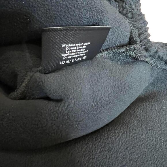 Summersalt Cozy High Pile Eco‎ Fleece Sweater Pullover Black Size M 0 - Picture 8 of 11